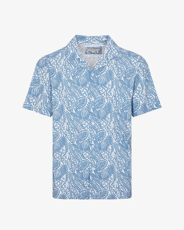 Markup Uomo Camicie Camicia stampata manica corta