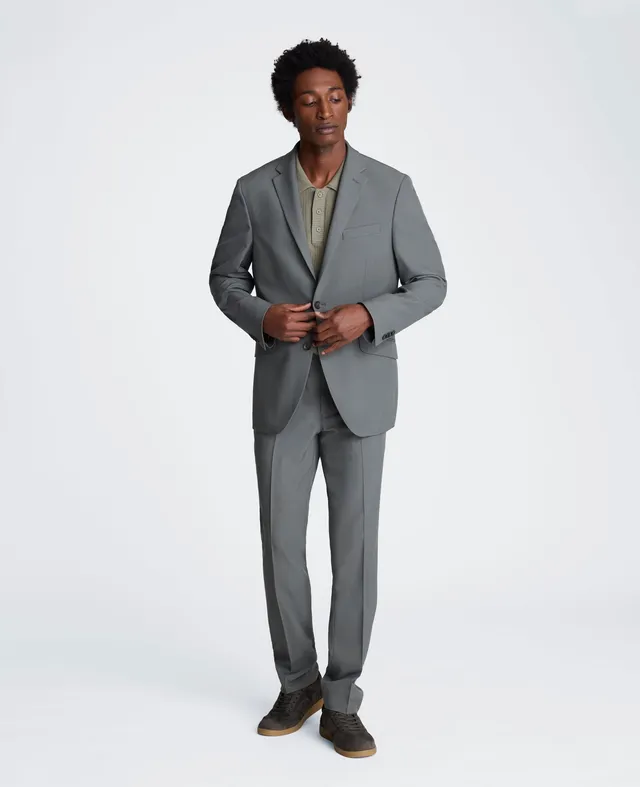 Kenneth Cole Reaction Clothing Ready Flex Slim-Fit Stretch abito verde