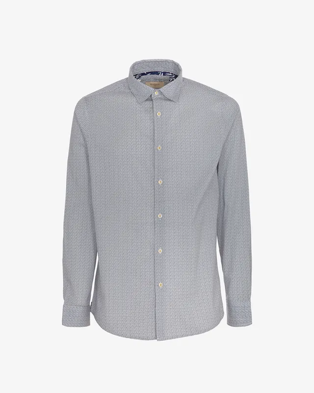 Markup Camicia microfantasia da uomo