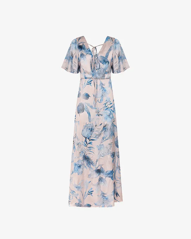 Markup Donna Vestiti Abito in raso stampato da donna