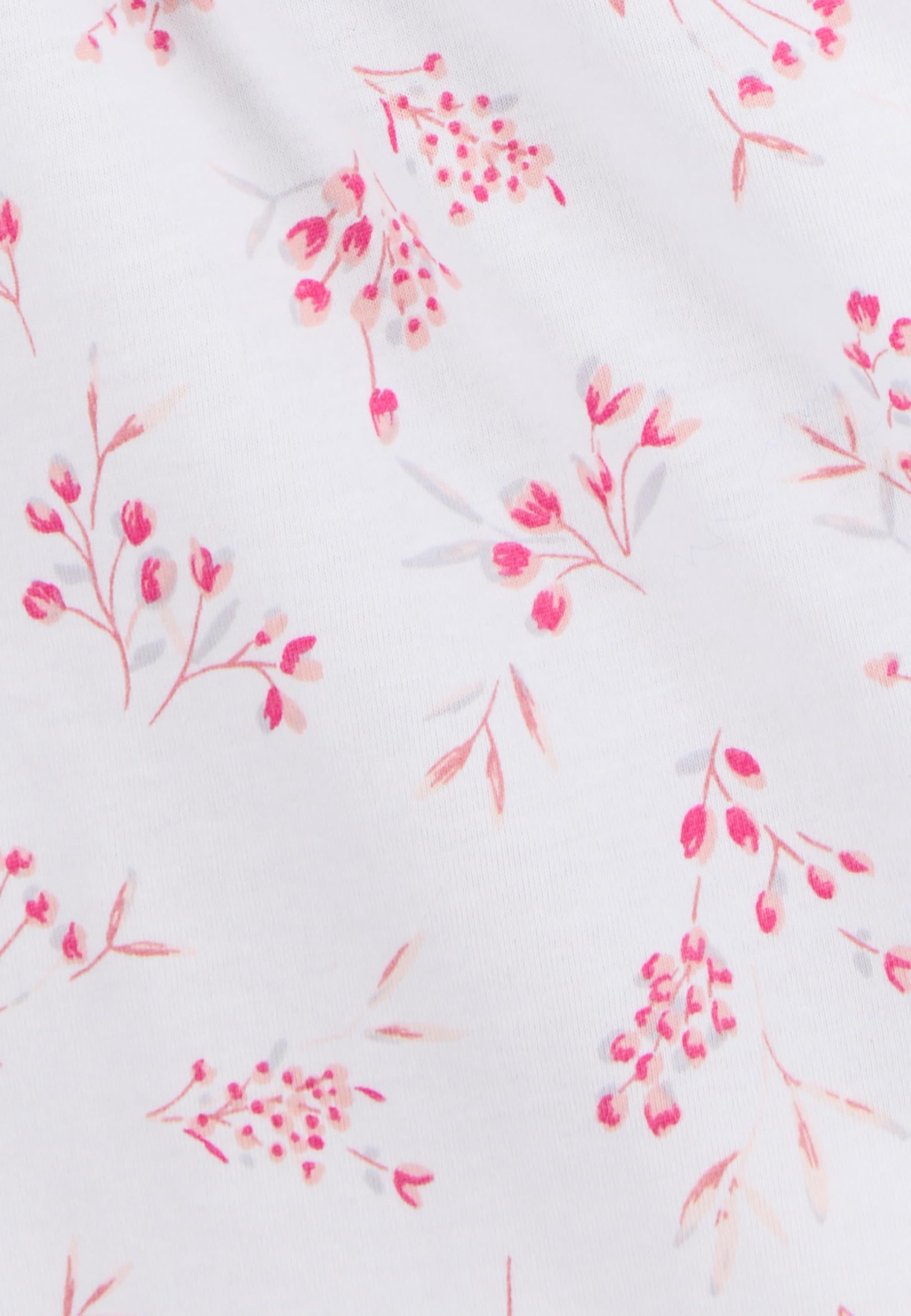 Damart Homewear Pigiama in maglia in puro cotone jersey rosa fiorito
