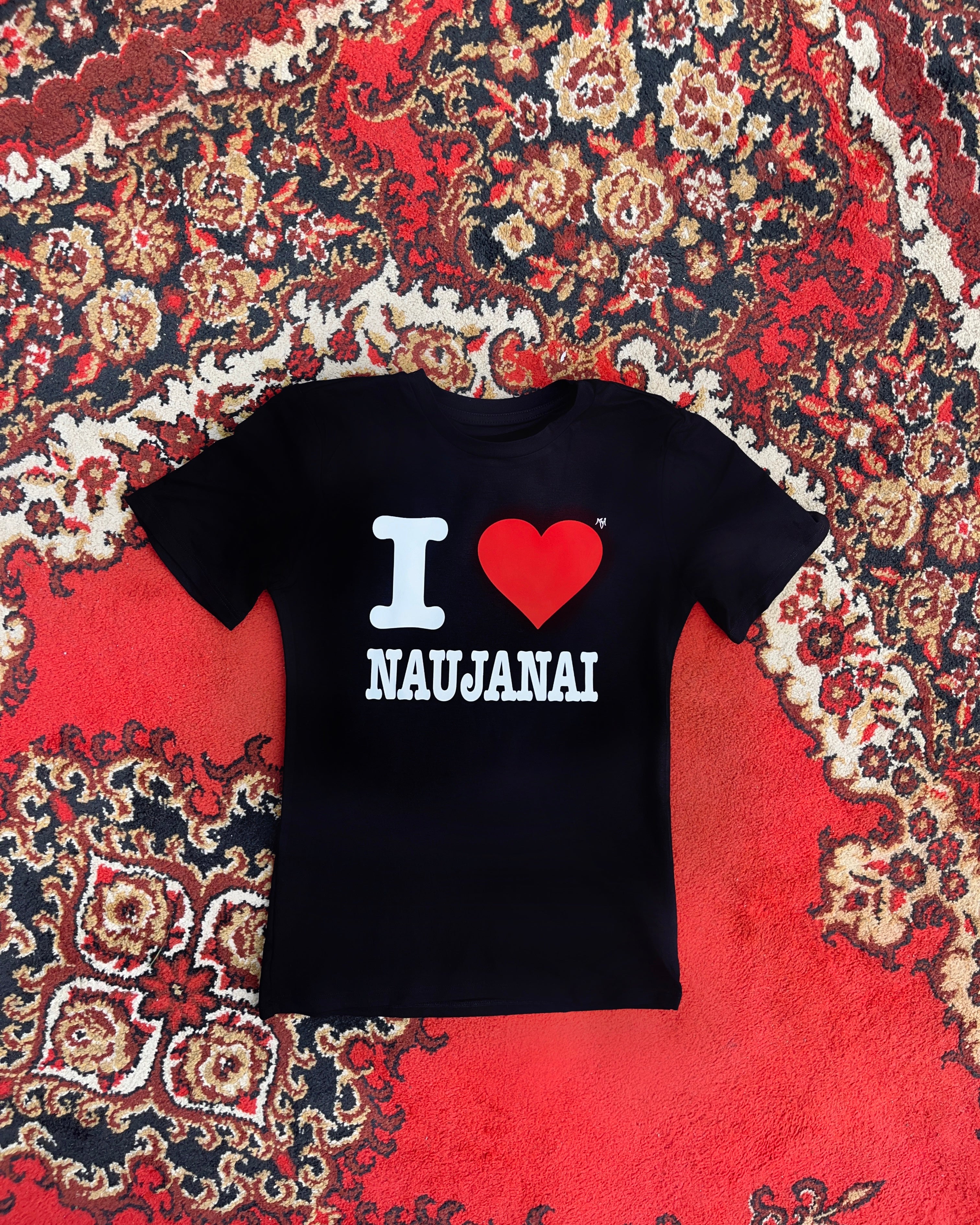 MYL CLOTHING FITTED I LOVE T-shirt I LOVE MYL XS/S cotone elasticizzato