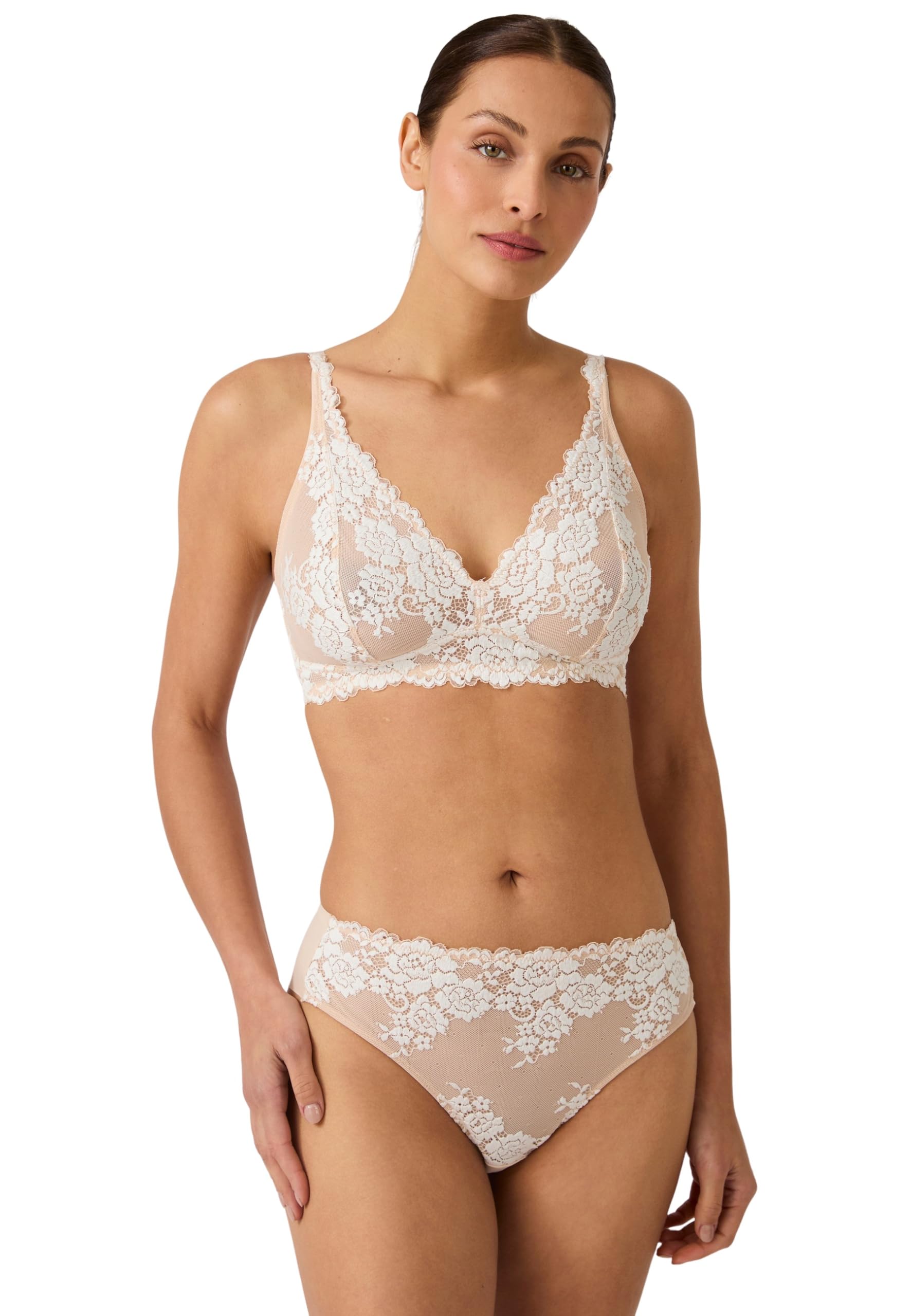 Damart Biancheria intima ROSA Reggiseno in pizzo senza ferretto