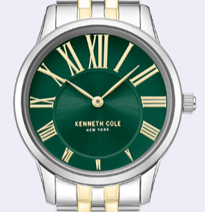 Kenneth Cole Reaction Watches Classic Two Tone Bracelet Watch orologio bicolore