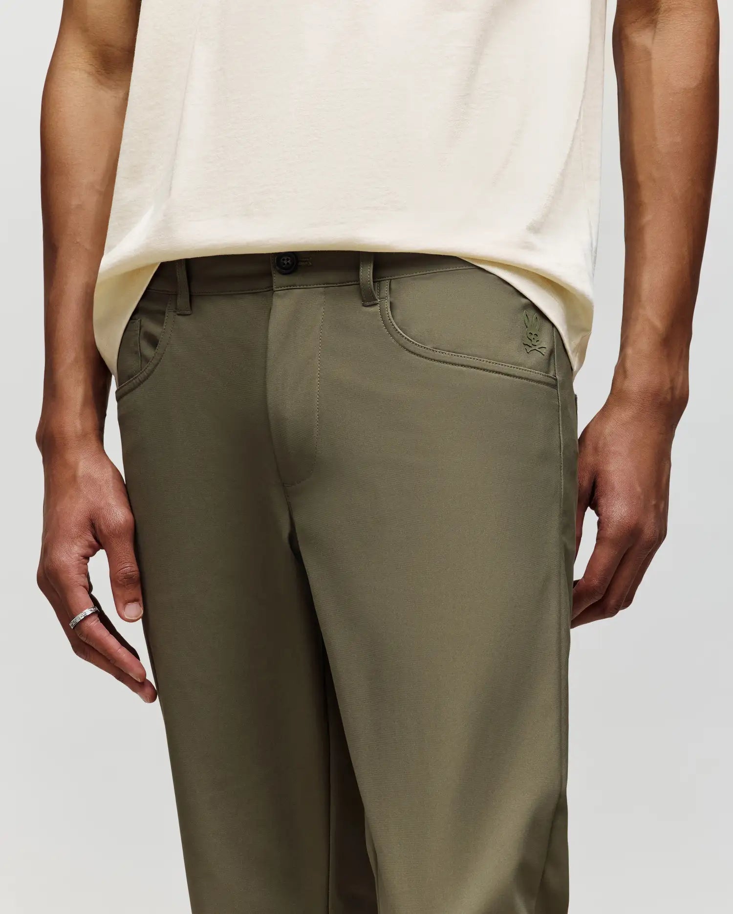 Psycho Bunny Men's Pants Maverick 10K Step Pant pantaloni 31½" Kalamata stretch