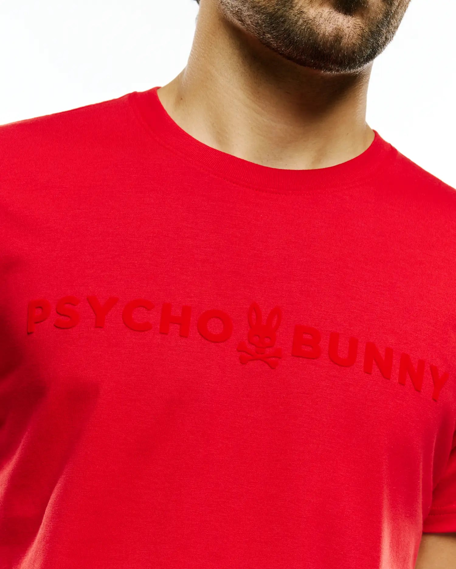 Psycho Bunny Men's Tees MENS ROYCE GRAPHIC TEE - MT0200319 t-shirt rossa