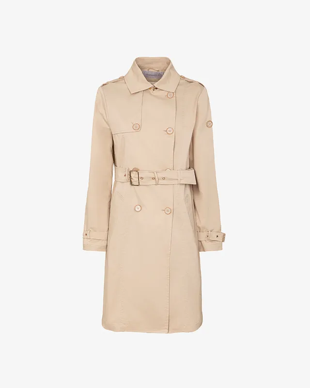 Markup Donna Giacche & Giubbotti Trench in cotone doppiopetto
