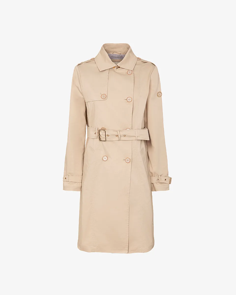 Markup Donna Giacche & Giubbotti Trench in cotone doppiopetto