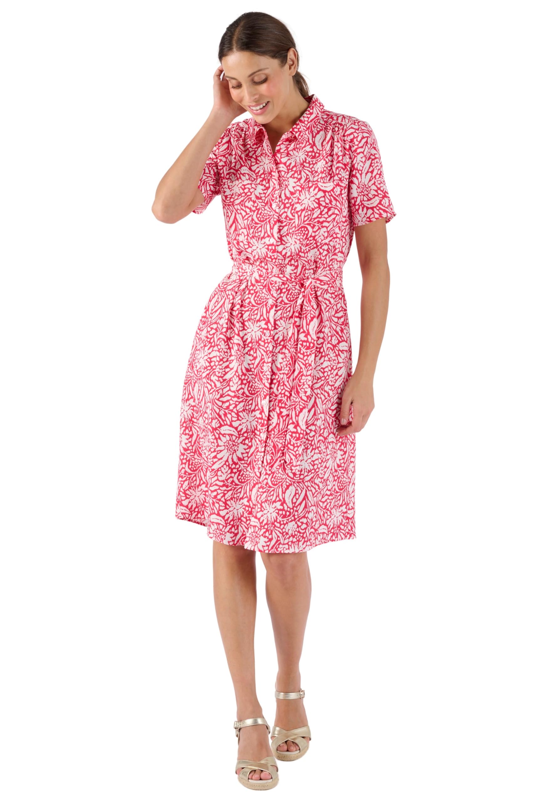 Damart Climatyl Abito-Camicia Stampa abito camicia viscosa