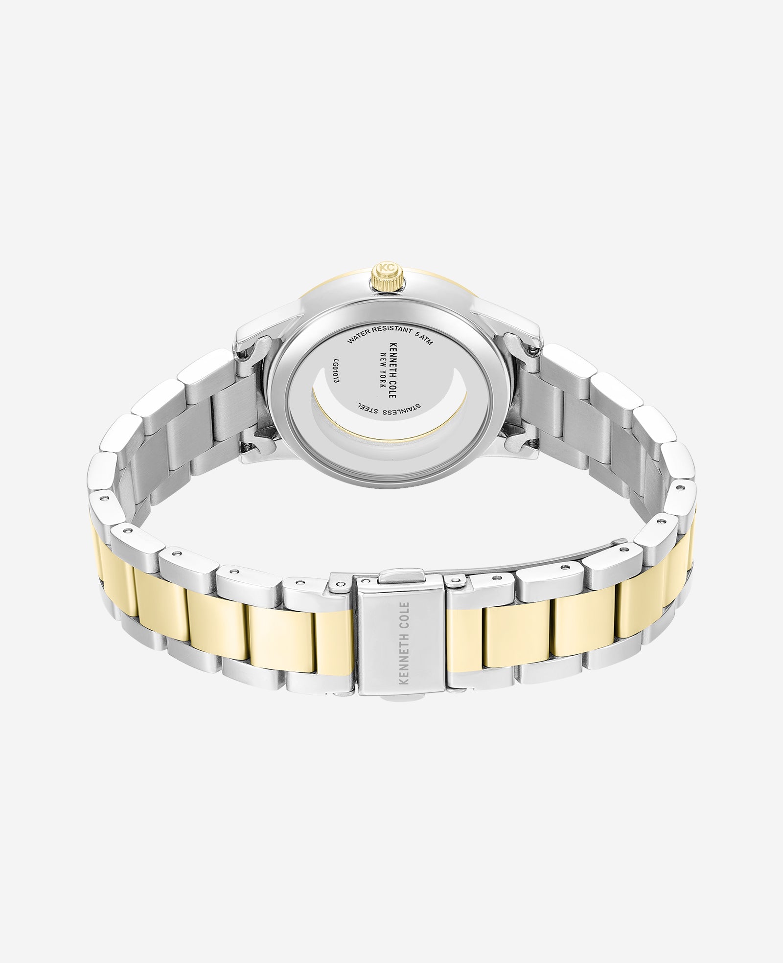 Kenneth Cole Reaction Watches Classic Open Dial MOP Sub Dial Bracelet Watch orologio multicolore taglia unica bracciale bicolore