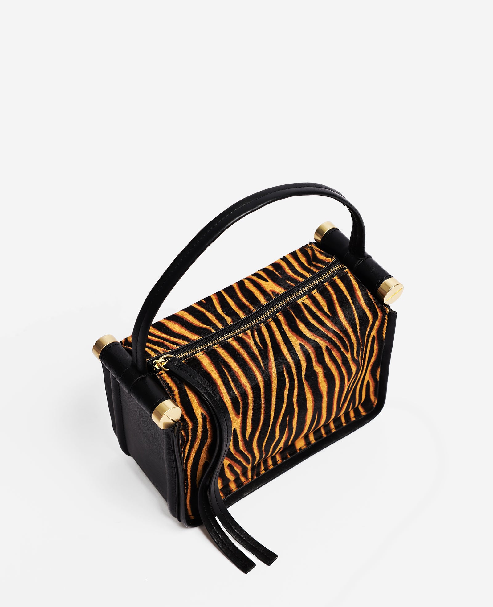 Kenneth Cole Reaction Bags Highline Ziger Print Small Top Handle Bag borsa stampa tigre