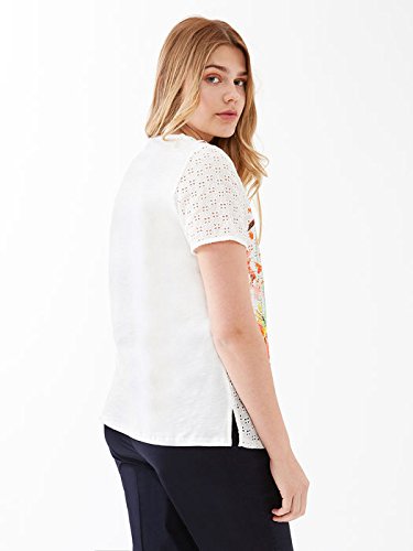Fiorella Rubino Top e t-shirt T-Shirt Donna in Cotone Stampa Floreale maniche corte