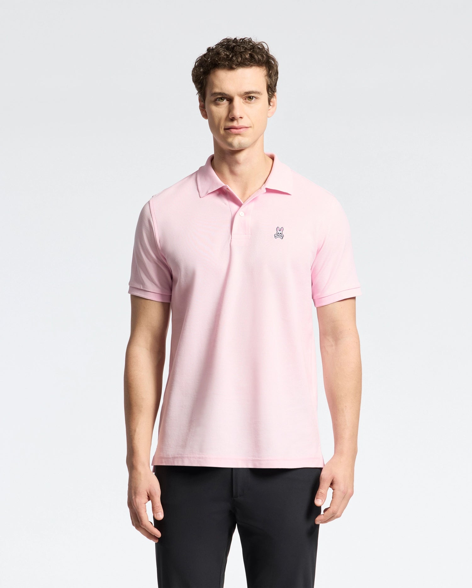 Psycho Bunny Men's Polos B6K001CRPC polo Pirouette cotone Pima