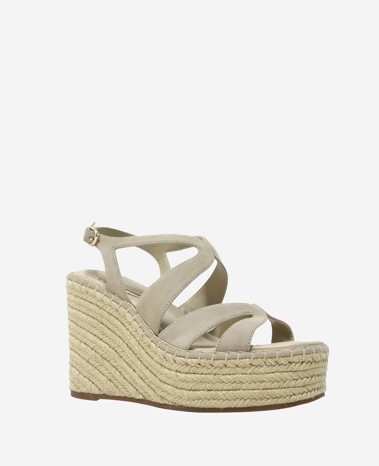 Kenneth Cole Reaction Shoes Solace Platform sandali zeppa beige suede