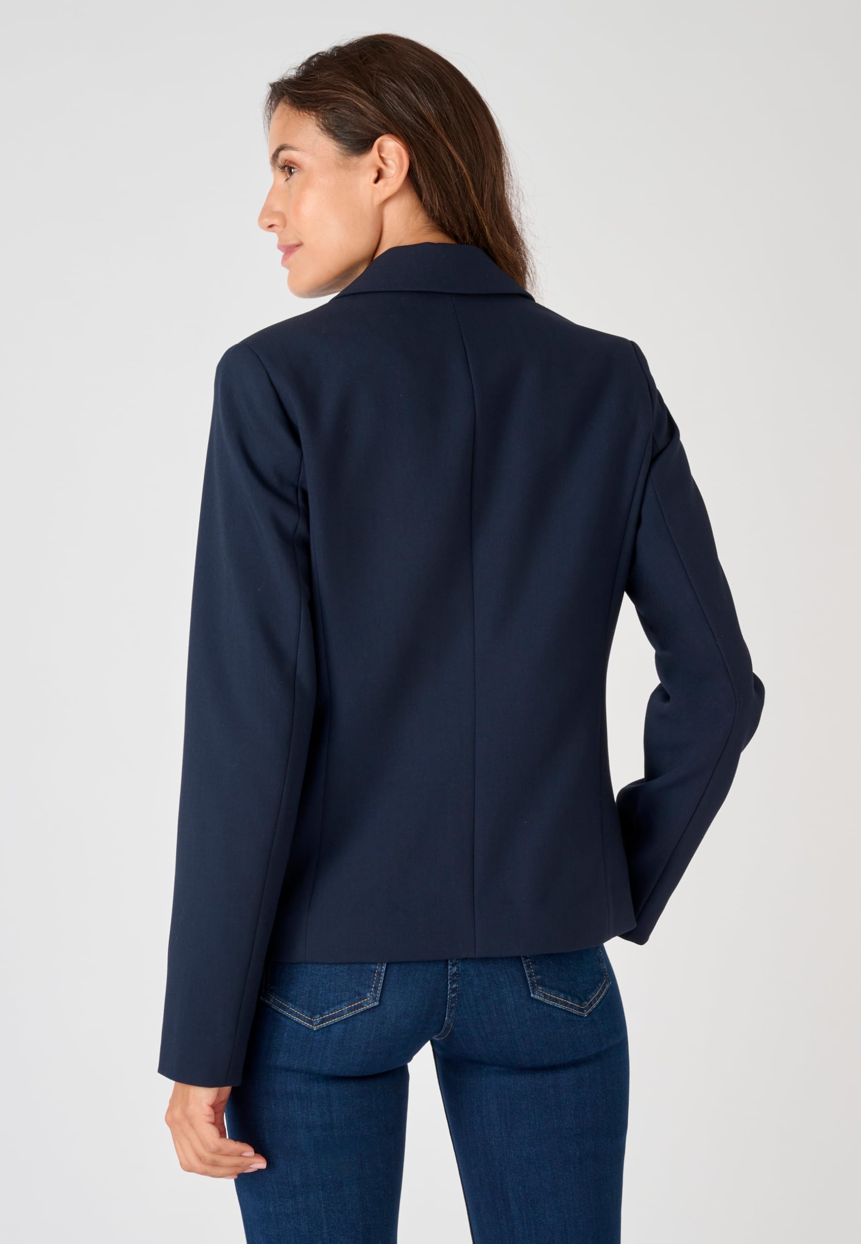 Damart Prêt-à-porter giacca Fluido donna blu vestibilità standard