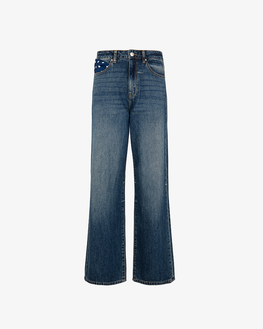 Markup Donna Jeans & Pantaloni Jeans wide leg cinque tasche lavaggio medio