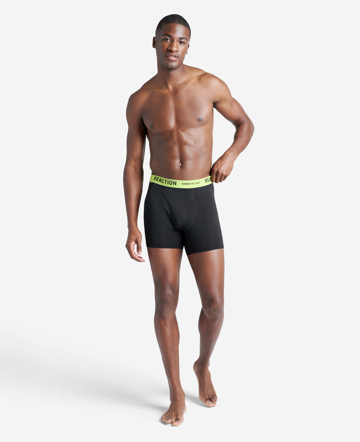 Kenneth Cole Reaction Clothing Organic Cotton Stretch Boxer Briefs 3-Pack boxer uomo 3 pezzi cotone biologico elasticizzato