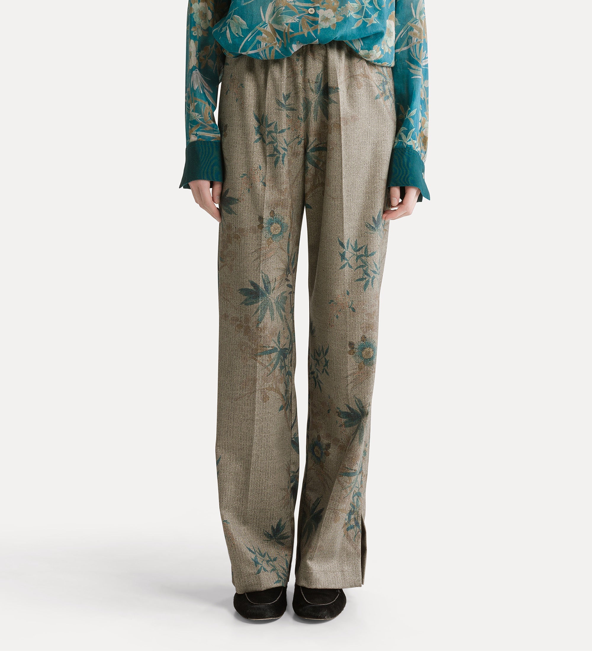 Forte pantaloni Le Bambou Secret pantaloni jade