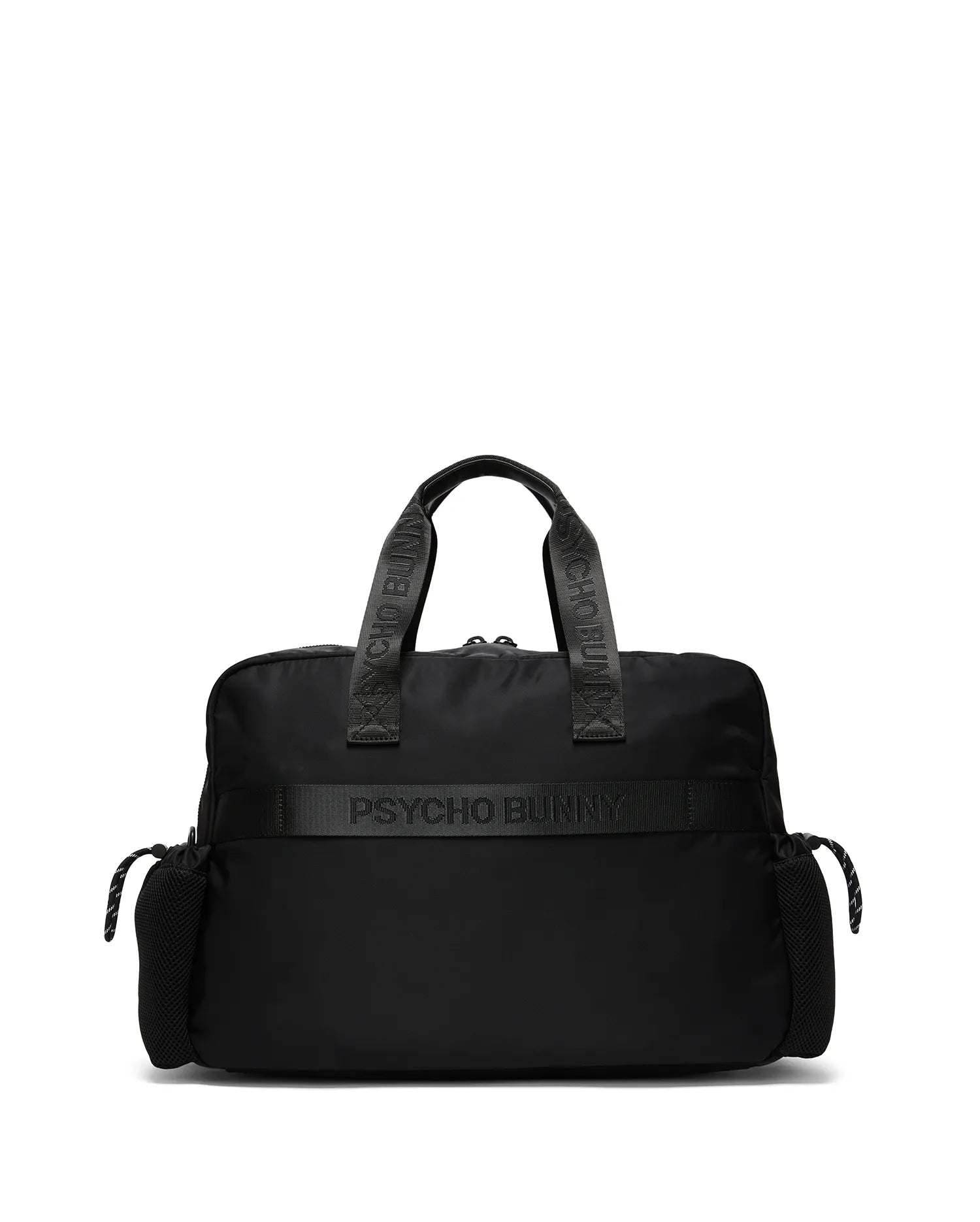 Psycho Bunny Accessories MENS NYLON WEEKENDER DUFFLE BAG MO2400147 borsa nera