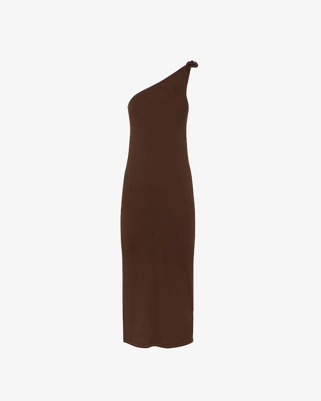 Markup Donna Vestiti Vestito midi con nodo vestito midi