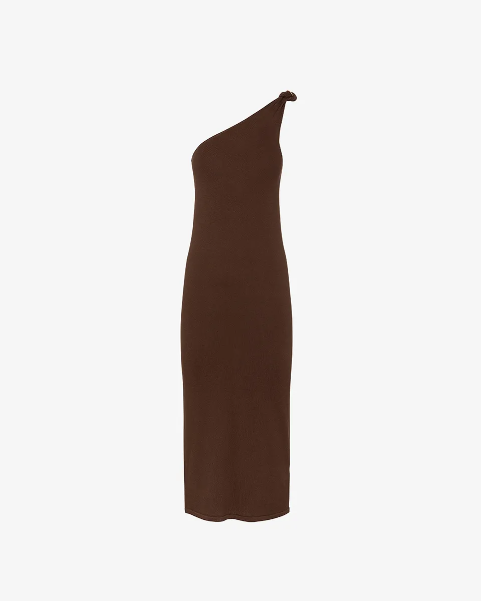 Markup Donna Vestiti Vestito midi con nodo vestito midi