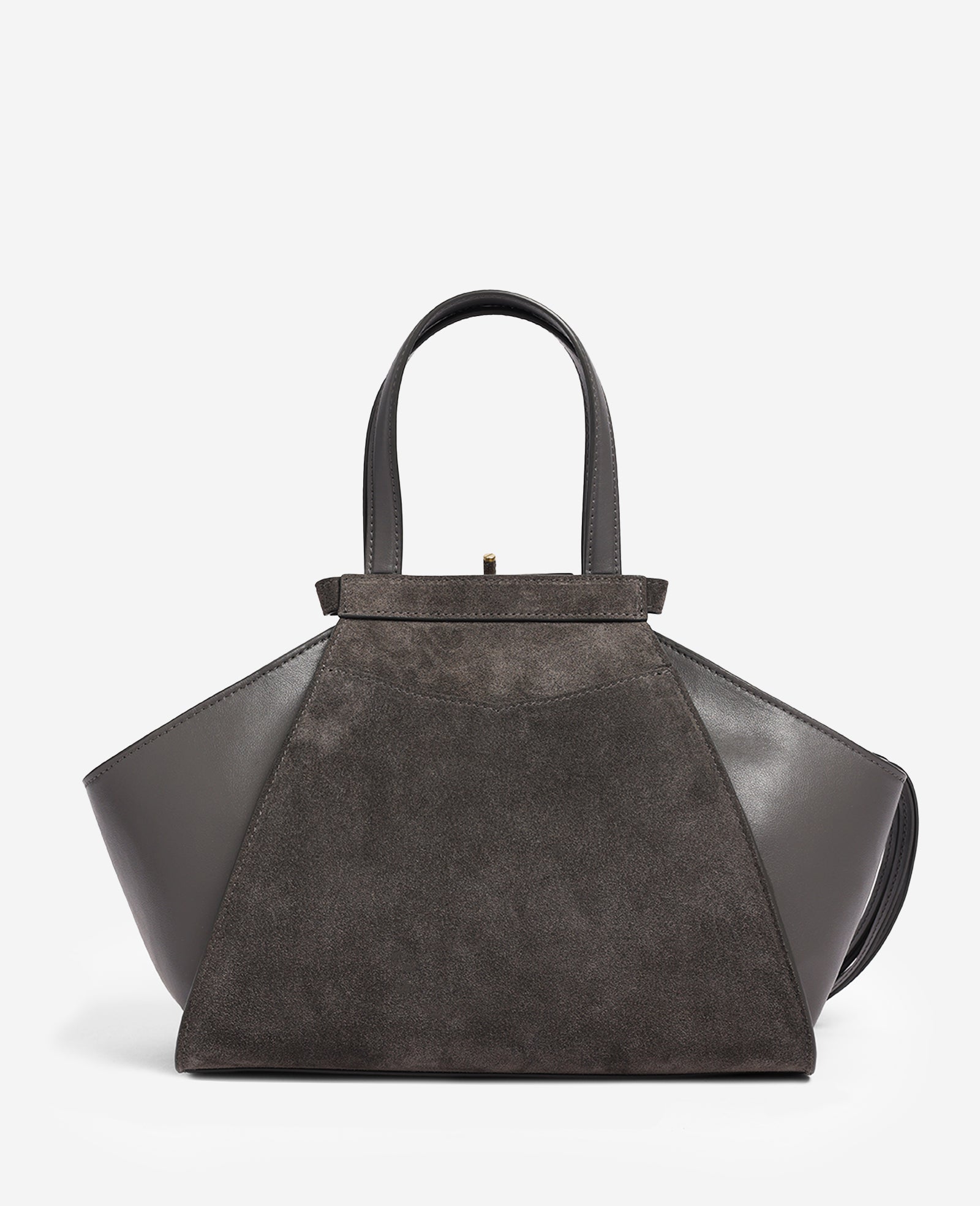 Kenneth Cole Reaction Bags Crosby Structured Top Handle Satchel borsa grigia