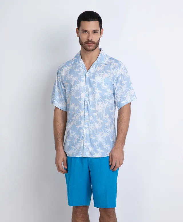 Markup Uomo Camicie Camicia collo riviera stampata