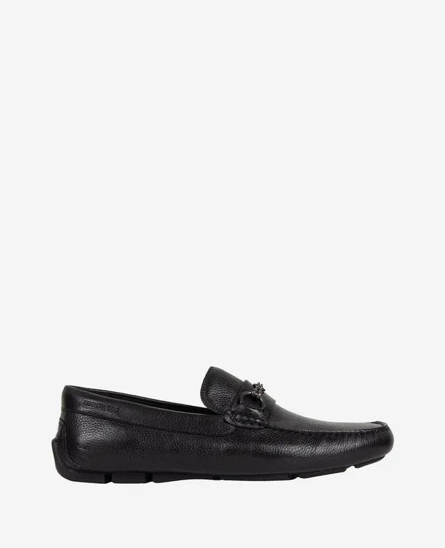 Kenneth Cole Reaction Shoes Classic Detail Driver mocassino nero con soletta rimovibile