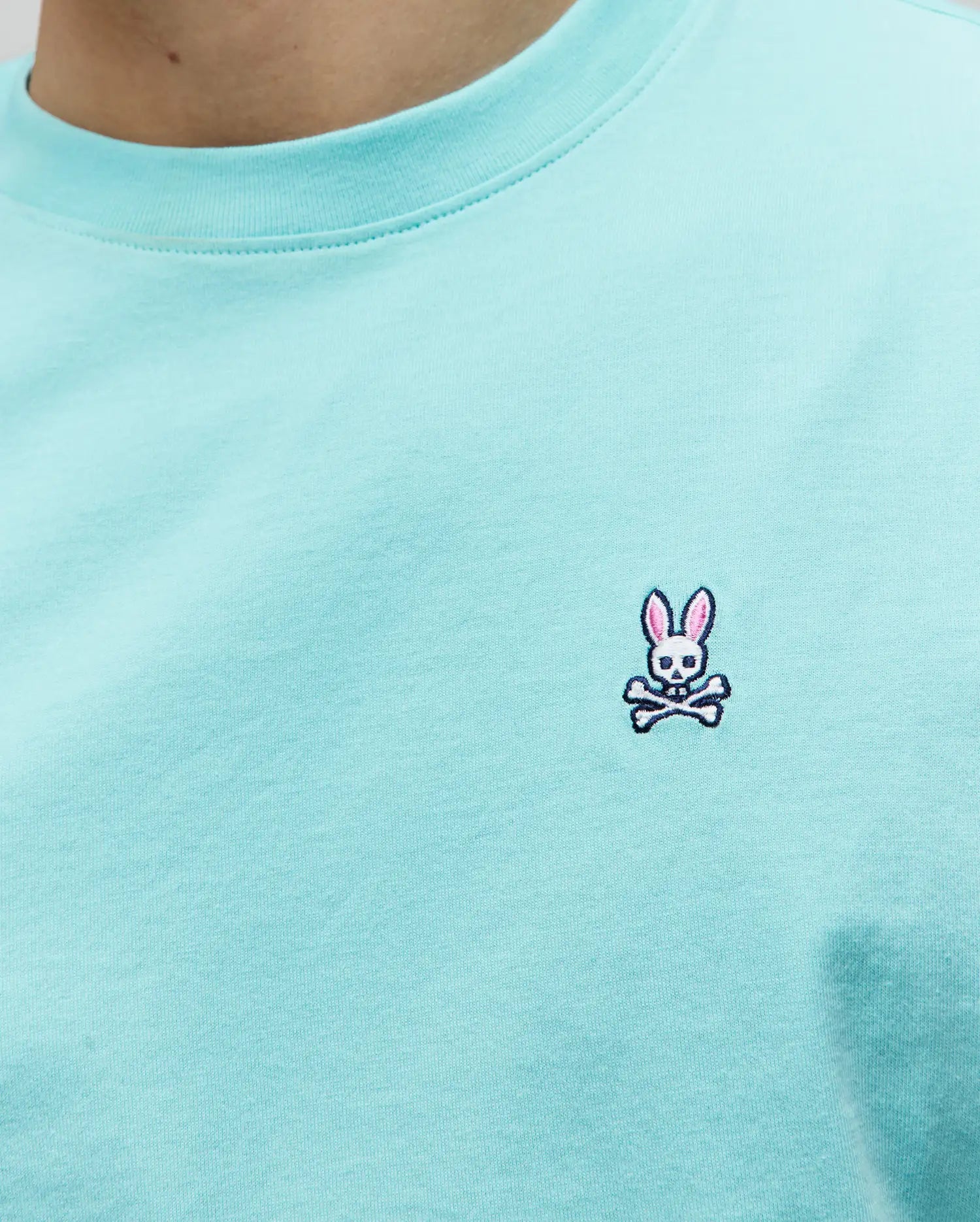 Psycho Bunny Men's Tees Classic Crew Neck Tee B6U014F200 maglietta Antigua Sand cotone Pima