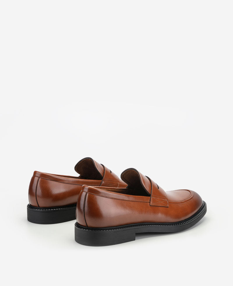 Kenneth Cole Reaction Shoes REACTION - Anthony Penny Loafer mocassino cognac