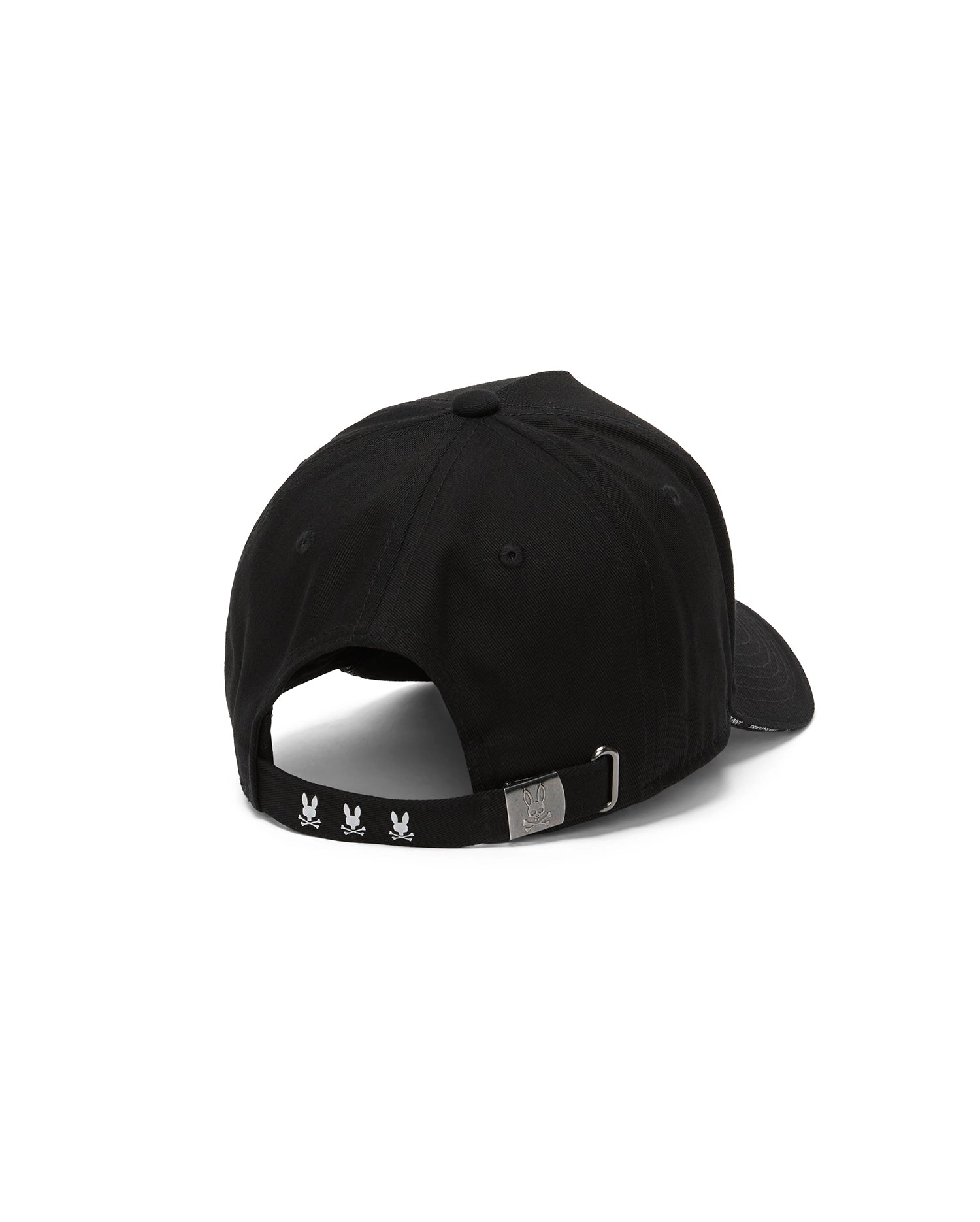 Psycho Bunny Accessories Alex A-Frame Trucker Cap MO1500145 cappellino nero