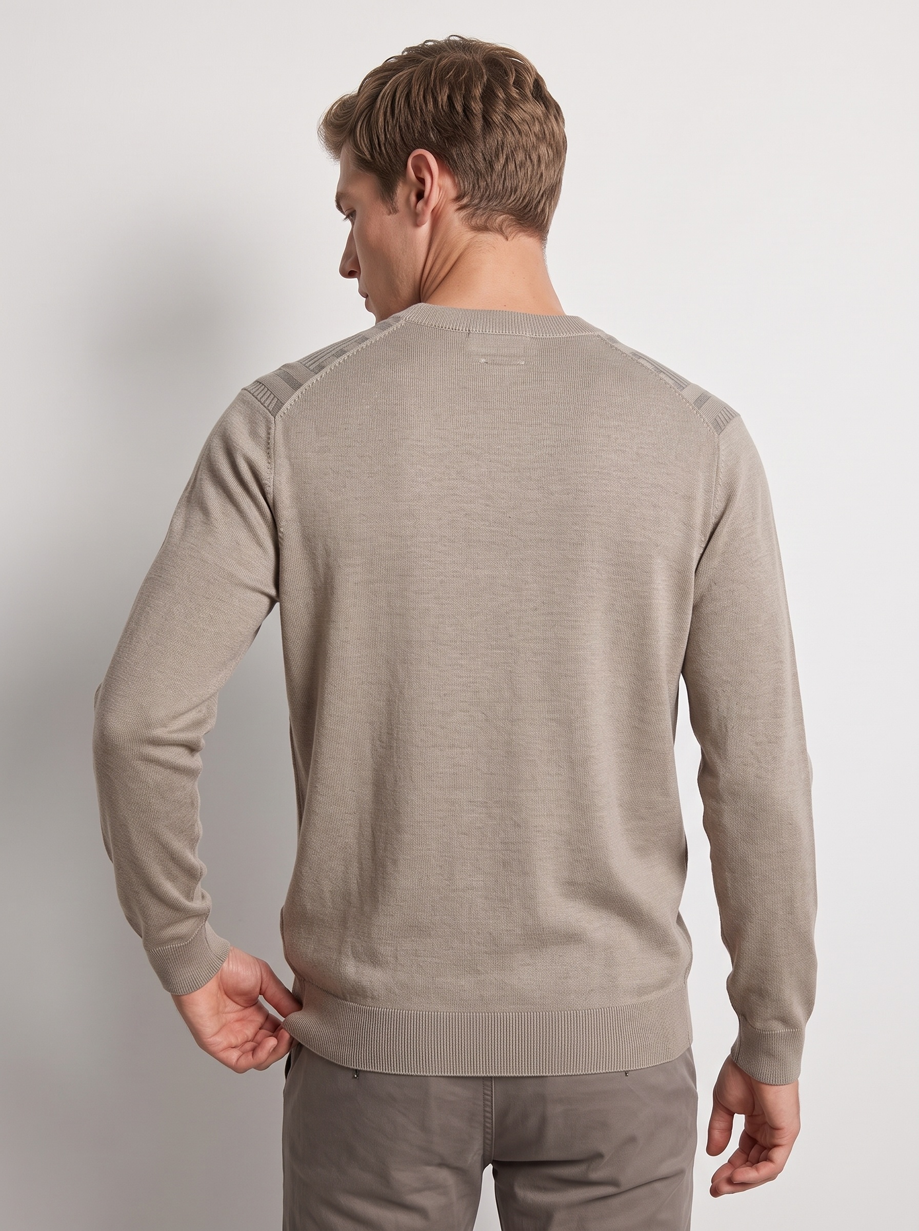 Markup Uomo Maglieria Maglione Girocollo Punto Vanisé
