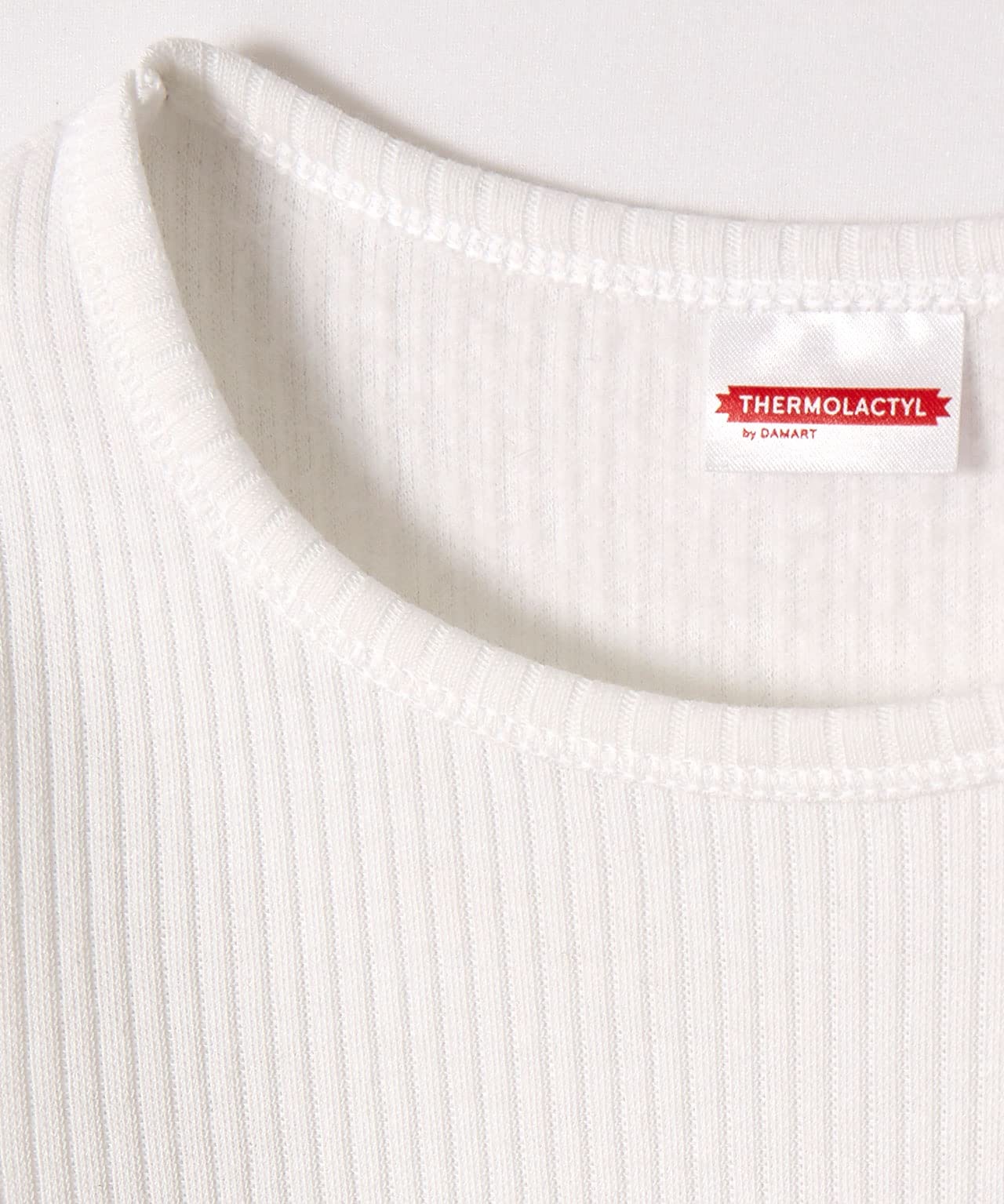 Damart Prêt-à-porter maglia a maniche lunghe bambino 8 anni bianca Thermolactyl