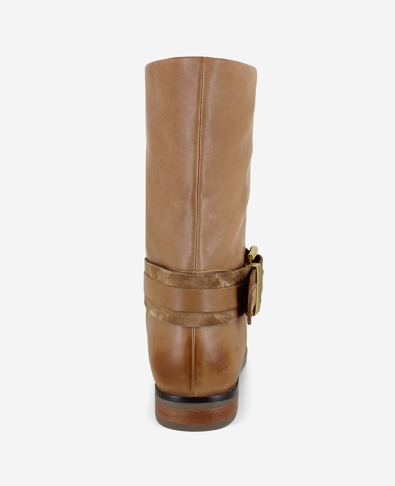 Kenneth Cole Reaction Shoes Nico Leather Boot stivali in pelle tan