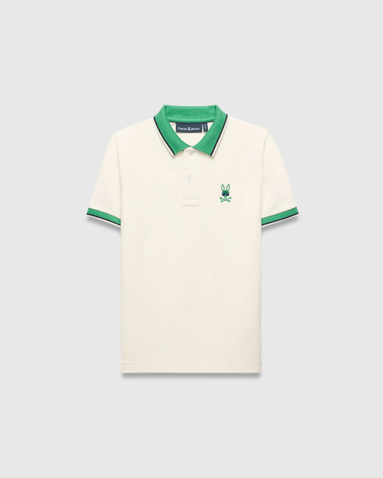 Psycho Bunny Kids Polo Shirts Sunny Pique Polo polo bianca