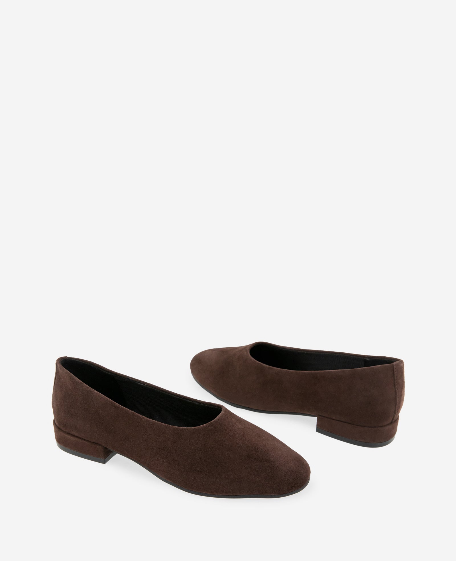 Kenneth Cole Reaction Shoes Garland Kid ballerina in camoscio Chocolate