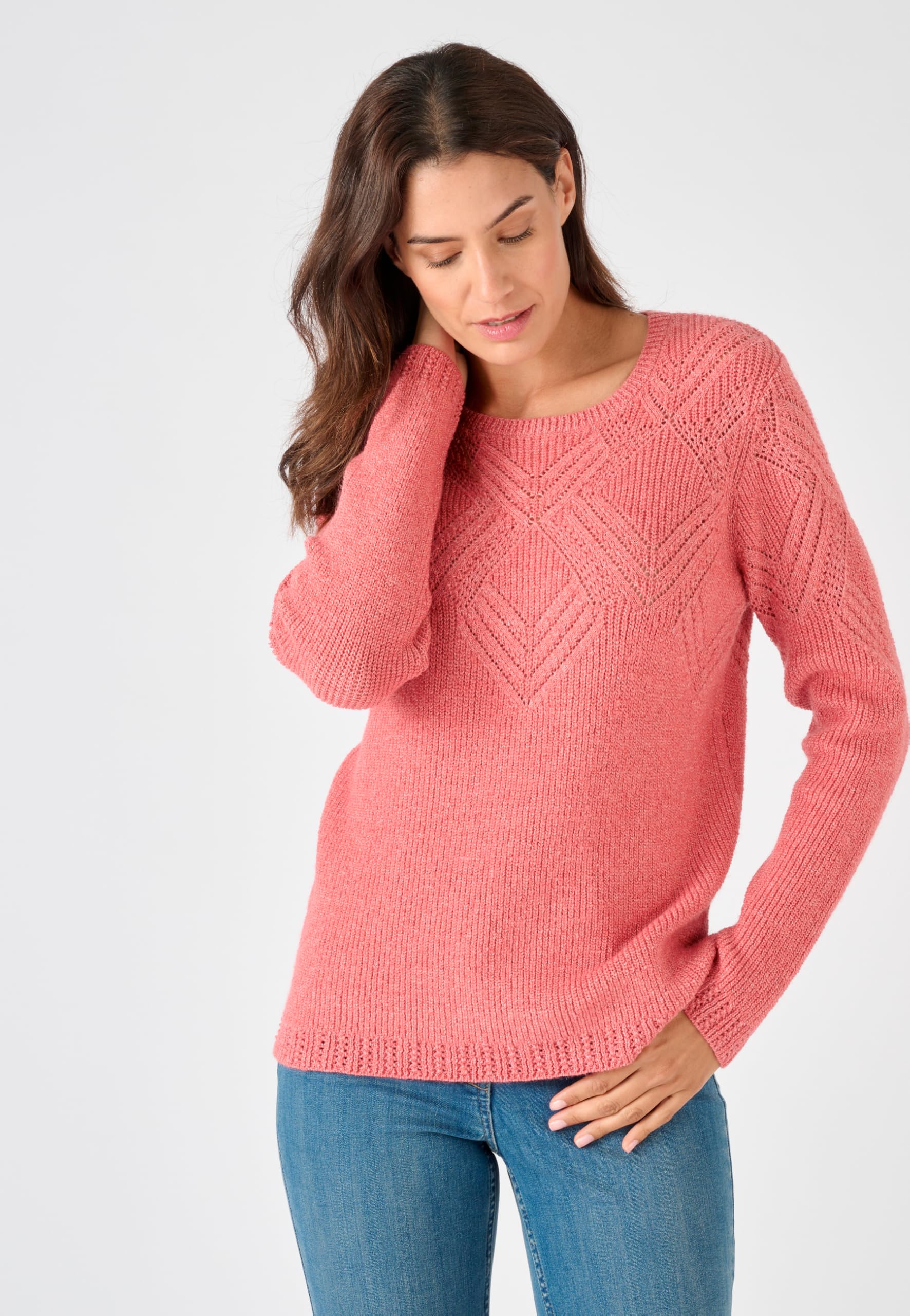 Damart Prêt-à-porter maglia Thermolactyl termica a rombi