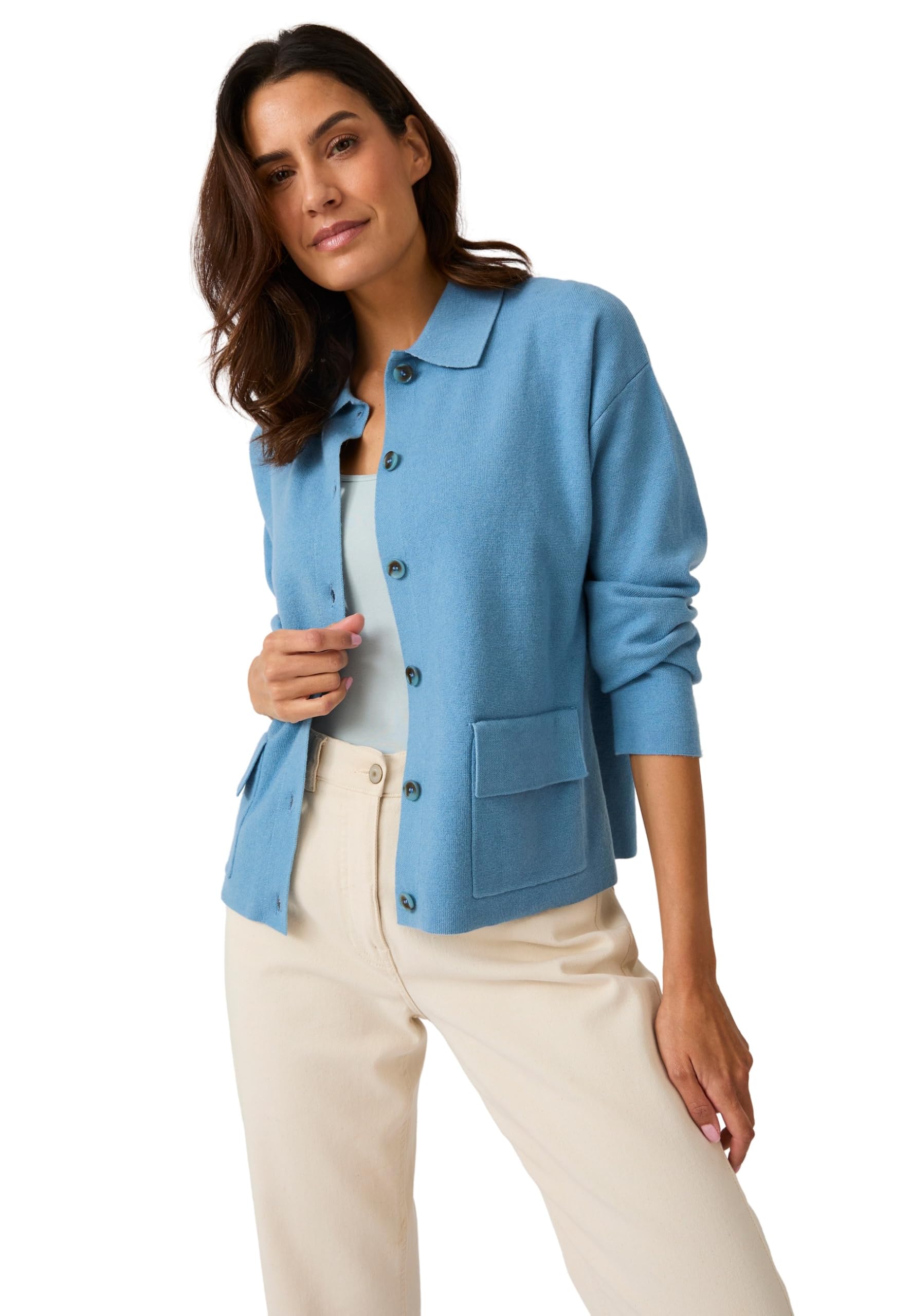 Damart Thermolactyl cardigan da donna rosso bordeaux