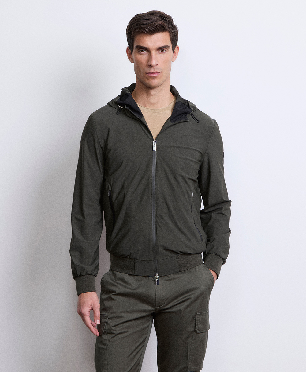 Markup Uomo Giacche & Giubbotti Giubbotto cappuccio softshell stretch
