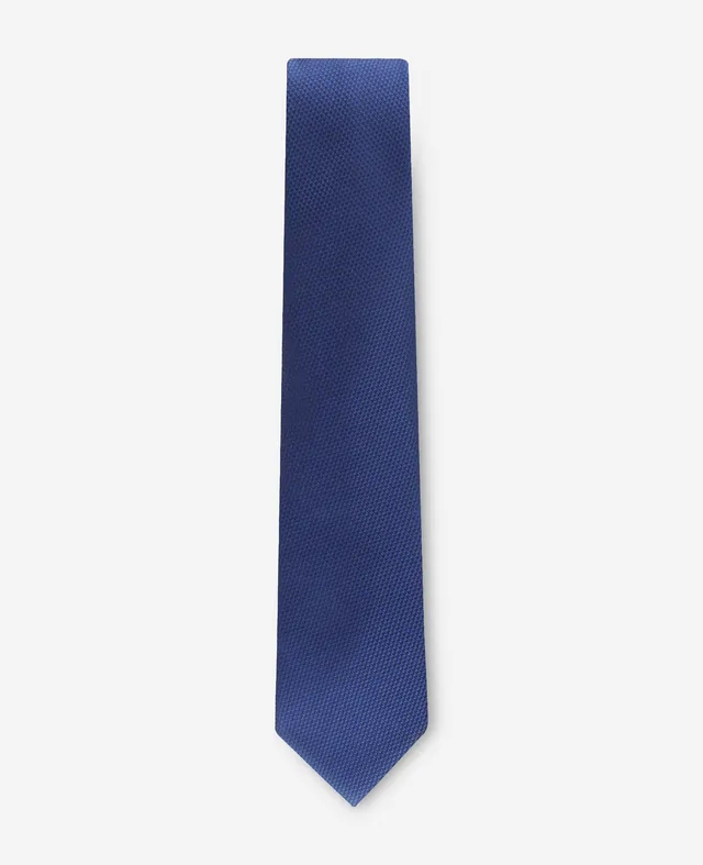 Kenneth Cole Reaction Belts, Wallets & Small Accessories Canal Solid Tie cravatta blu navy
