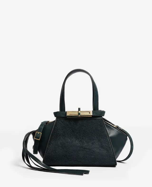 Kenneth Cole Reaction Crosby Small Satchel borsa a tracolla verde Loden