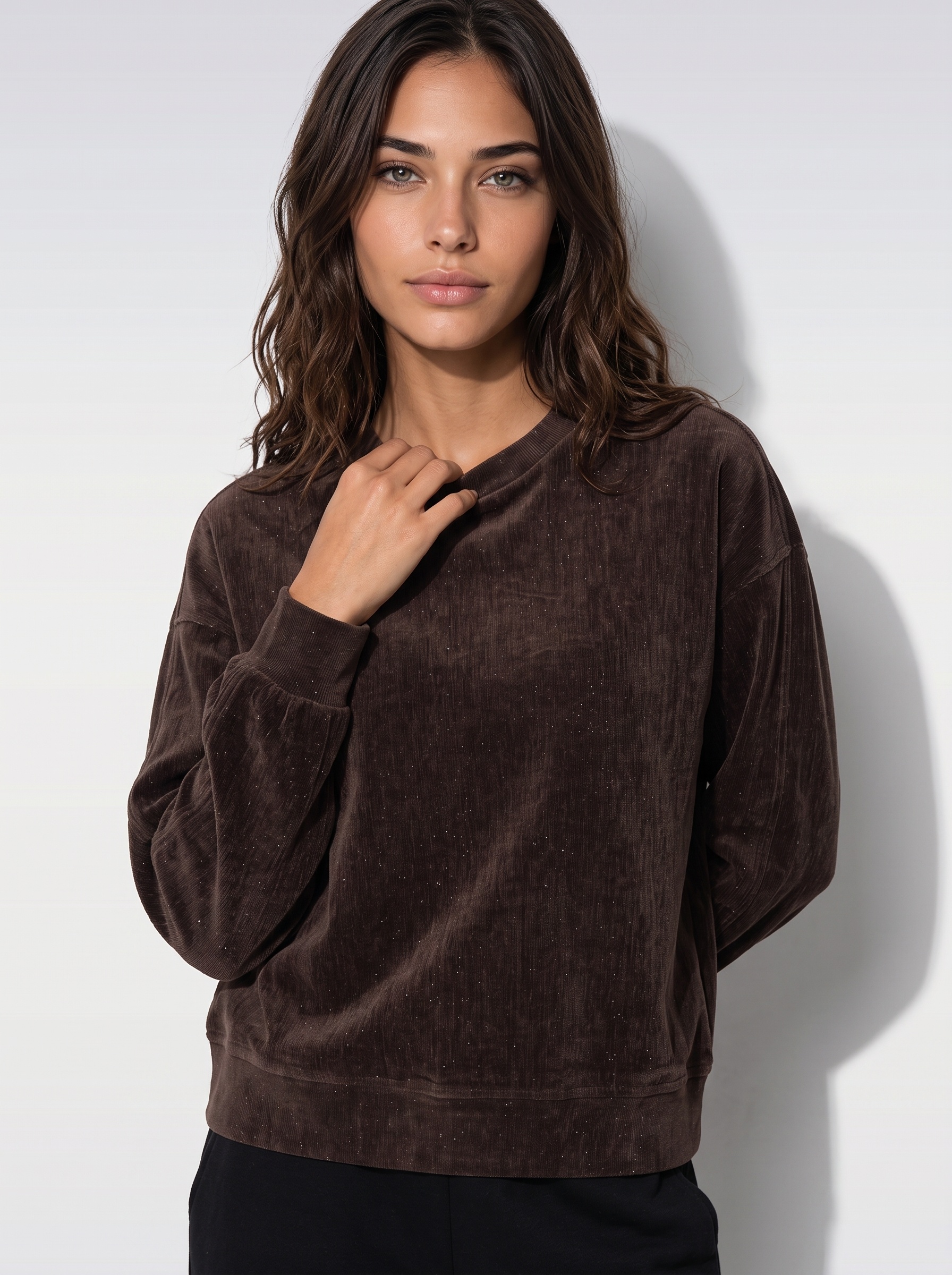 Markup Donna T-Shirt & Felpe Felpa in ciniglia