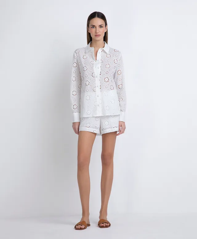 Markup Donna Camicie & Bluse Camicia in pizzo sangallo