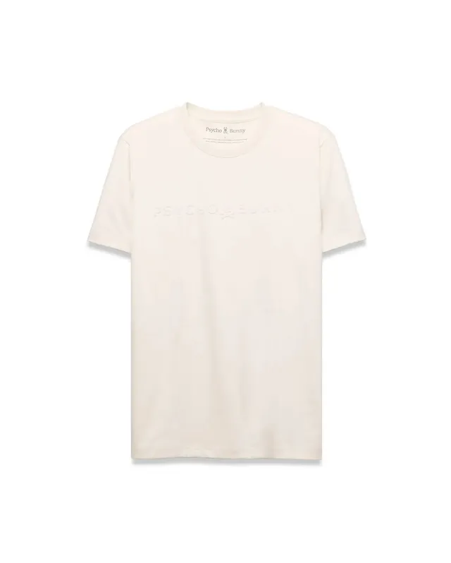 Psycho Bunny Royce Graphic Tee t-shirt uomo bianca