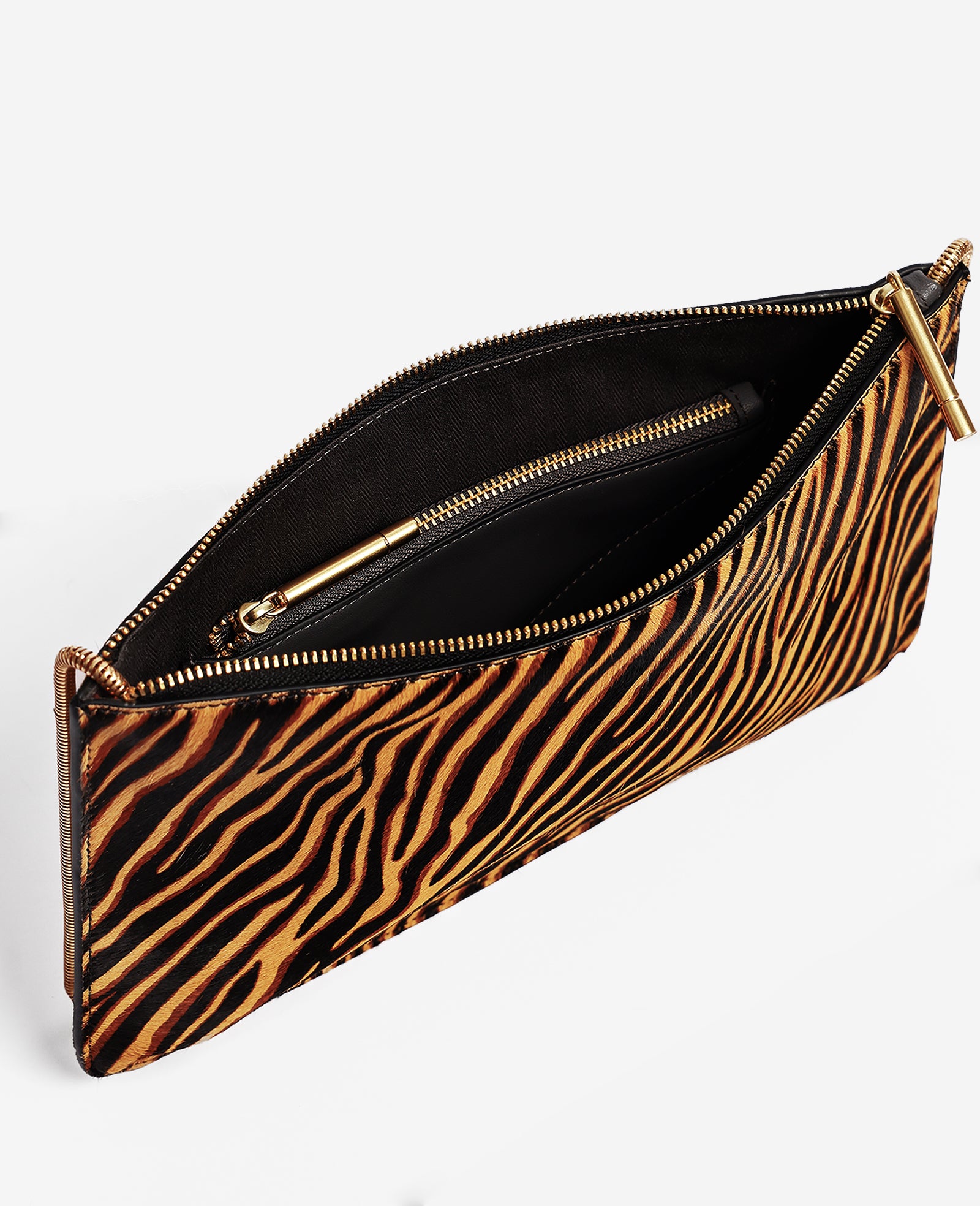 Kenneth Cole Reaction Highline Ziger Print Disco Crossbody Bag borsa a tracolla in pelle