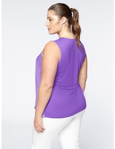 Fiorella Rubino Top e t-shirt Top con Ricamo Curvy Size Primavera Estate 2024 L Plus strass