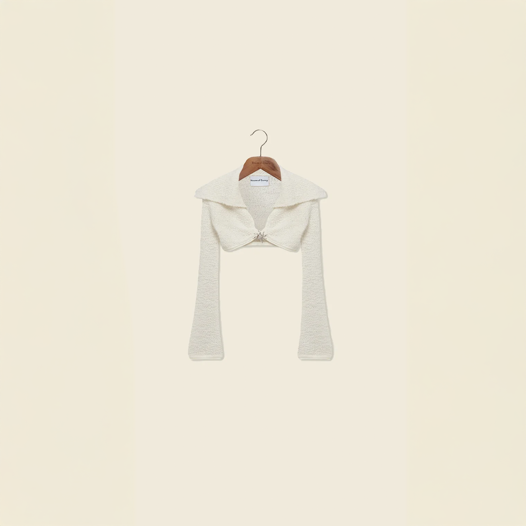House Of Sunny Women's Knitwear SAIL KNIT maglia cropped colletto marinaio
