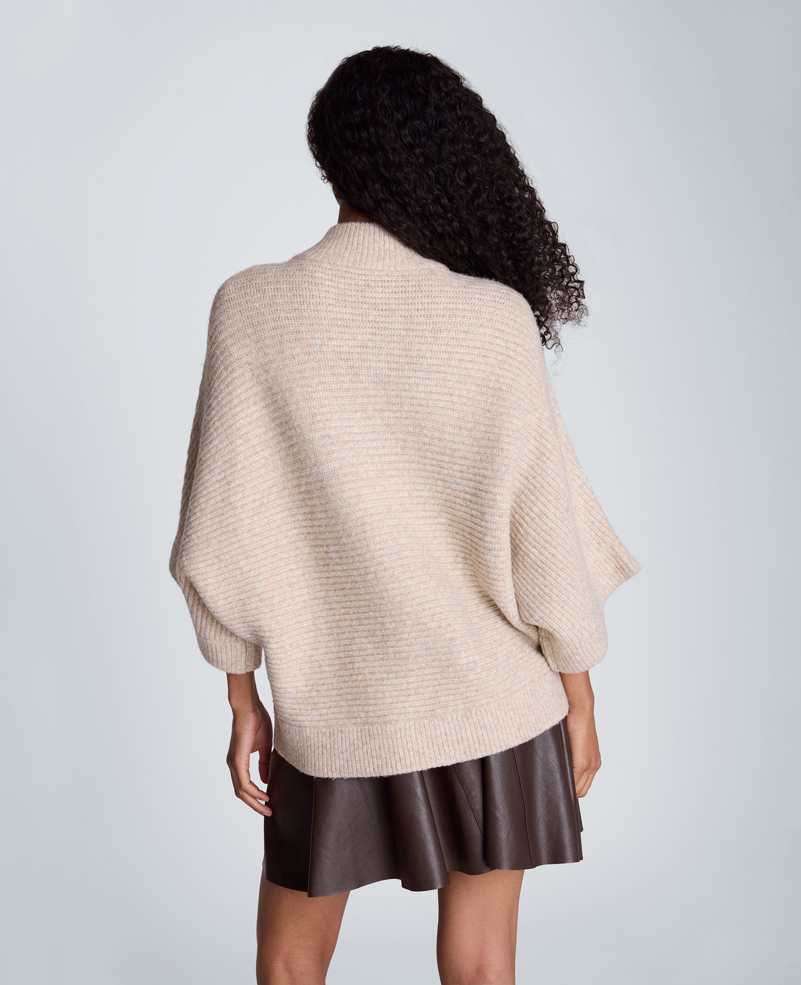 Kenneth Cole Reaction Clothing Elbow Sleeve Doleman Zip Cardigan cardigan Driftwood Heather con zip