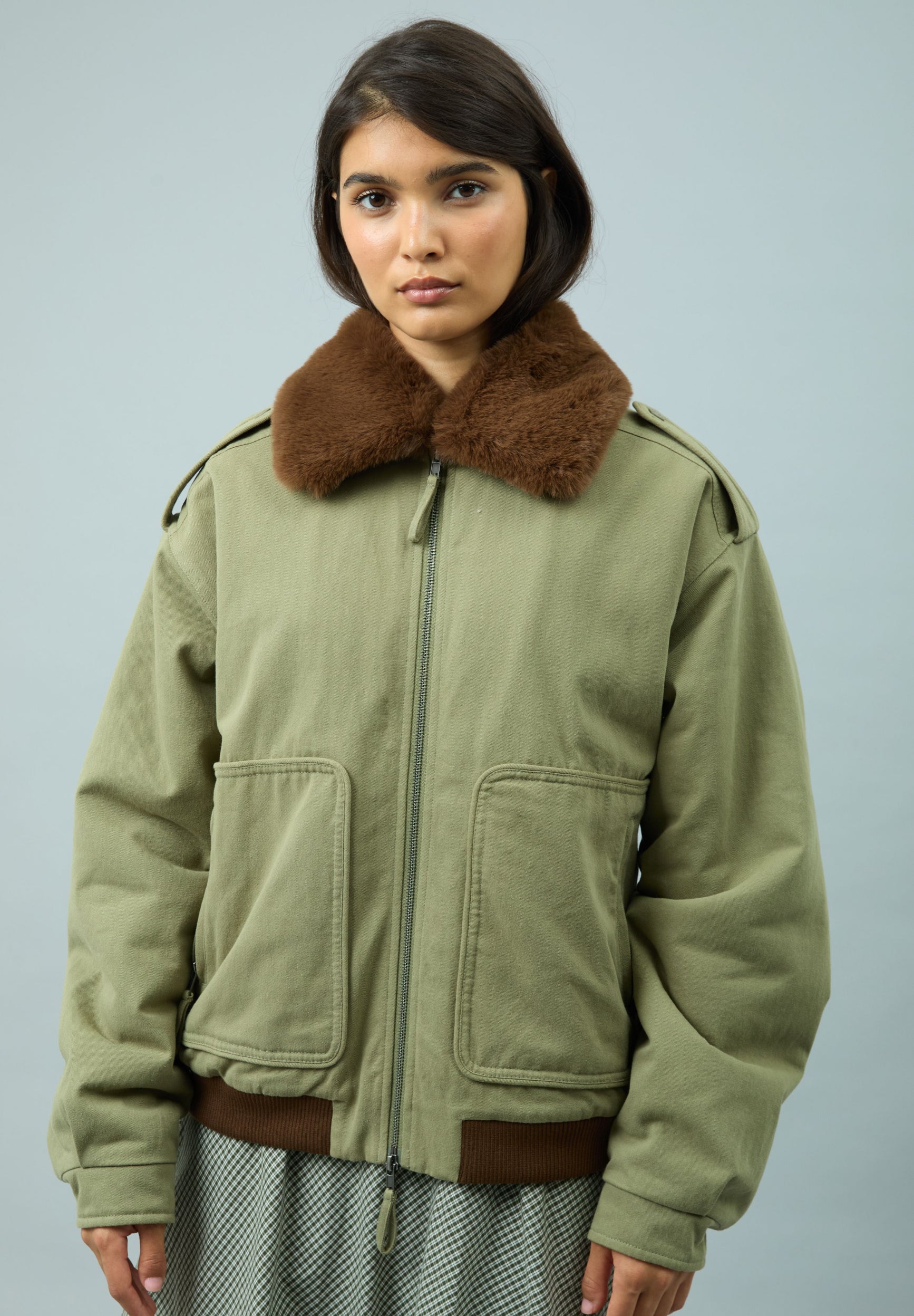 House Of Sunny Women's Jackets CRUISE JACKET giacca S–XL in canvas con sherpa
