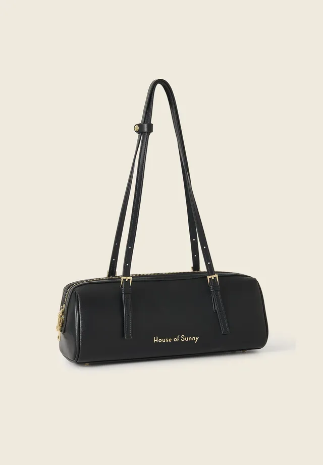 House Of Sunny Womens Bags The Shirley Bag borsa baguette nera one size